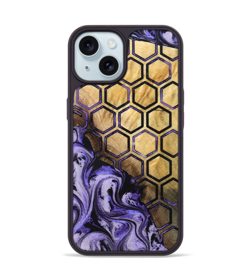 iPhone 15 Wood Phone Case - Gwen (Pattern, 830460)