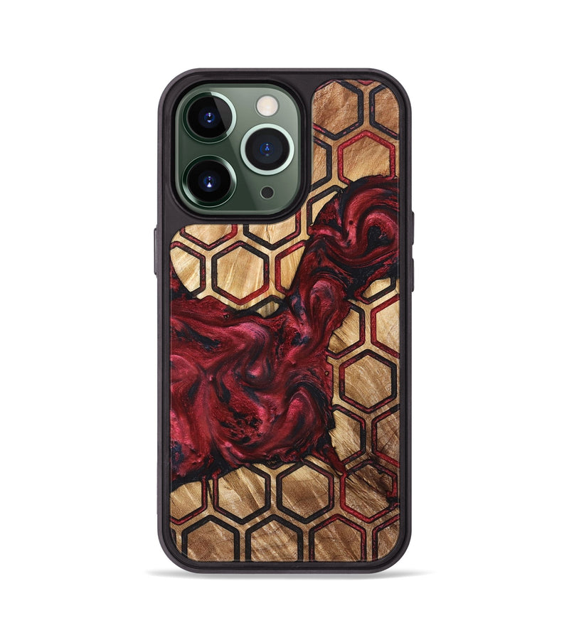 iPhone 13 Pro Wood Phone Case - Shanda (Pattern, 830461)