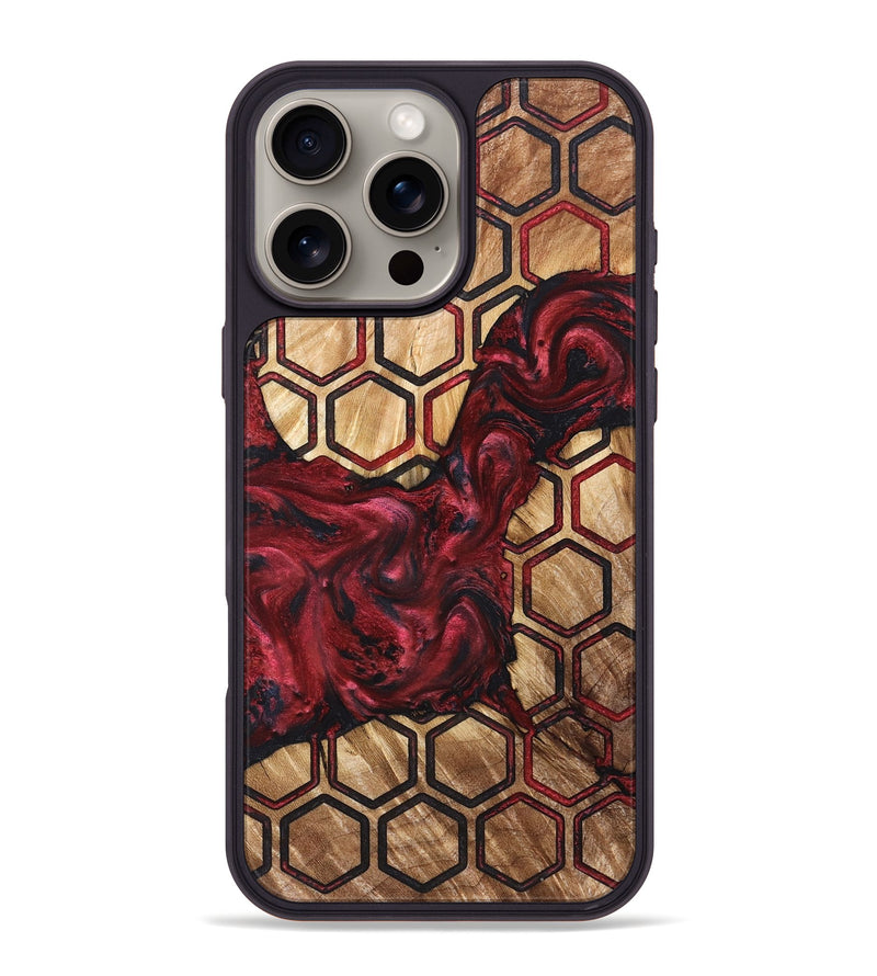 iPhone 16 Pro Max Wood Phone Case - Shanda (Pattern, 830461)