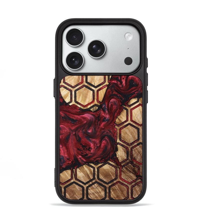iPhone 18 Pro Wood Phone Case - Shanda (Pattern, 830461)