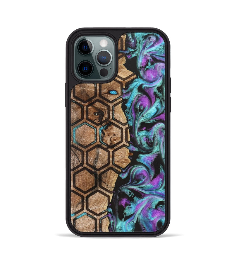 iPhone 12 Pro Wood Phone Case - Kadijah (Pattern, 830463)