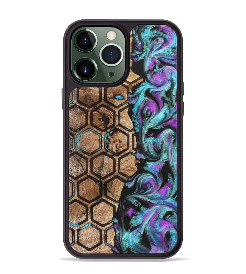 iPhone 13 Pro Max Wood Phone Case - Kadijah (Pattern, 830463)