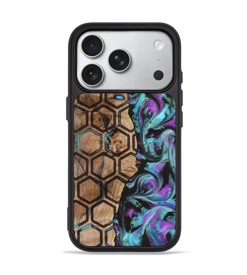 iPhone 18 Pro Wood Phone Case - Kadijah (Pattern, 830463)