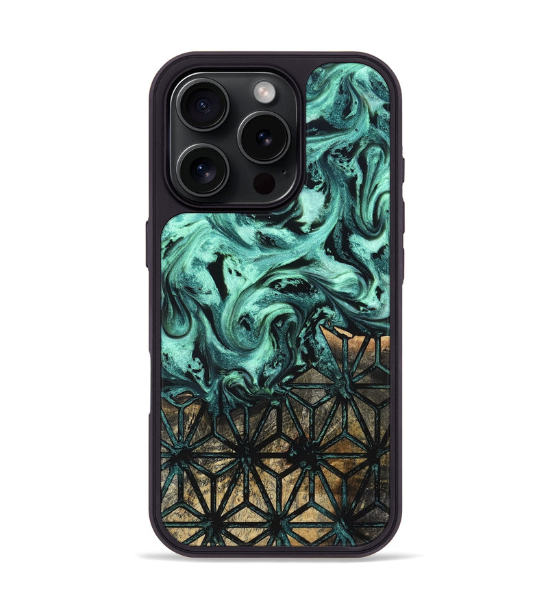 iPhone 16 Pro Wood Phone Case - Oma (Pattern, 830466)