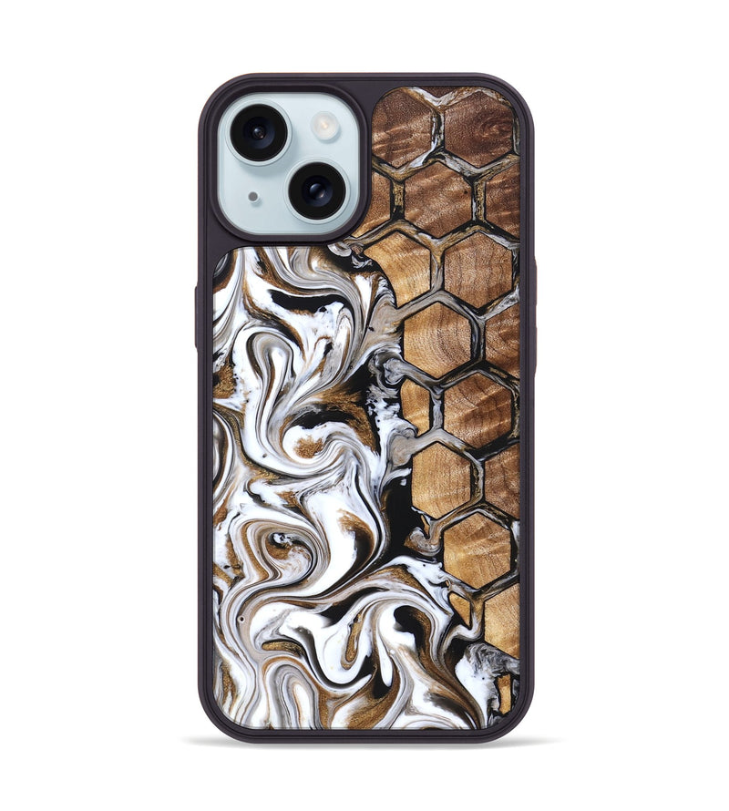 iPhone 15 Wood Phone Case - Daleyza (Pattern, 830468)