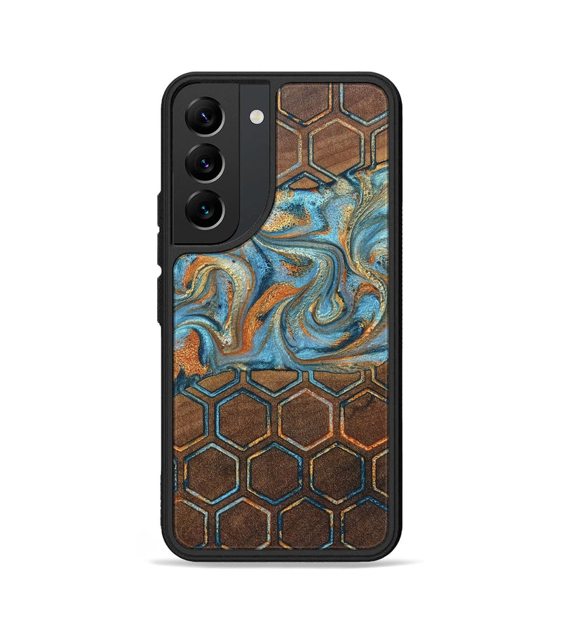 Galaxy S22 Wood Phone Case - Angel (Pattern, 830469)