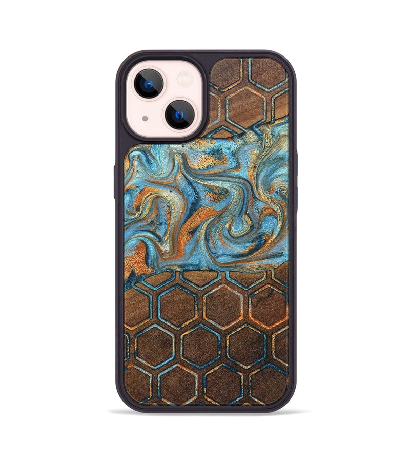 iPhone 14 Wood Phone Case - Angel (Pattern, 830469)