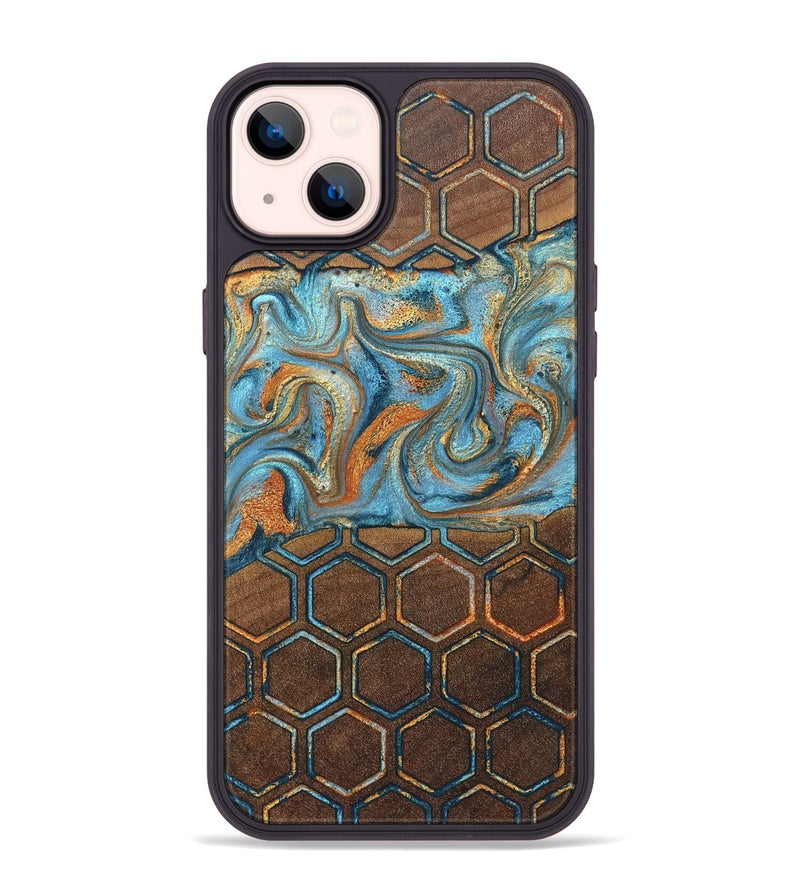 iPhone 14 Plus Wood Phone Case - Angel (Pattern, 830469)
