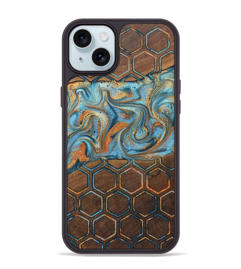 iPhone 15 Plus Wood Phone Case - Angel (Pattern, 830469)