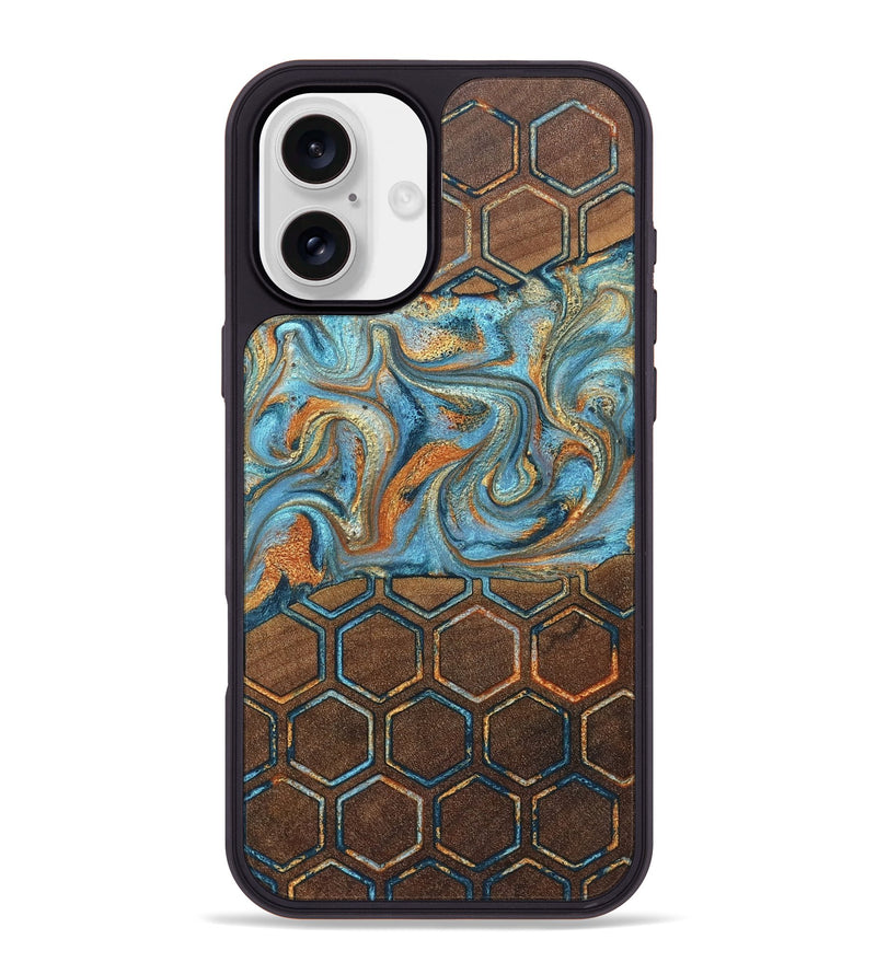 iPhone 16 Plus Wood Phone Case - Angel (Pattern, 830469)