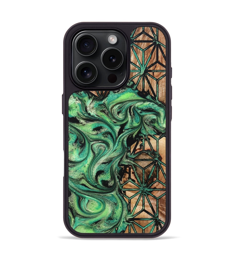 iPhone 16 Pro Wood Phone Case - Jakayla (Pattern, 830471)