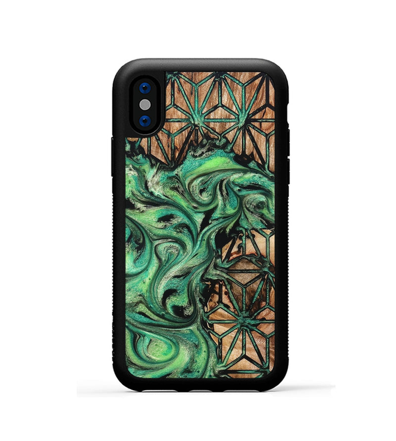 iPhone Xs Wood Phone Case - Jakayla (Pattern, 830471)