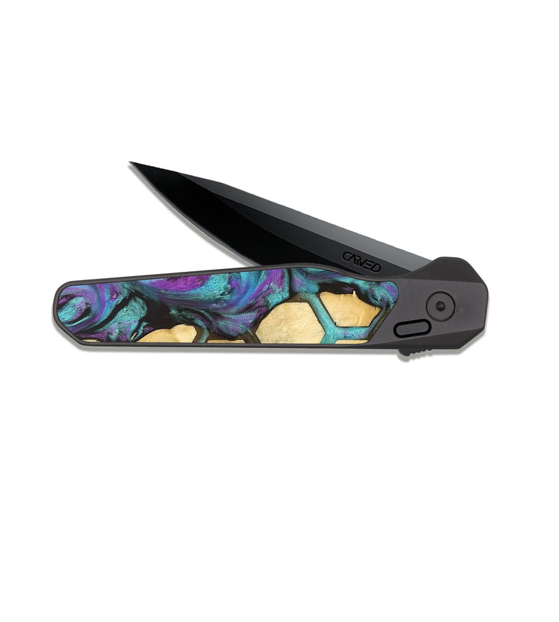 EDC Dark Slate Wood Pocket Knife - Antonio (Pattern, 830472)