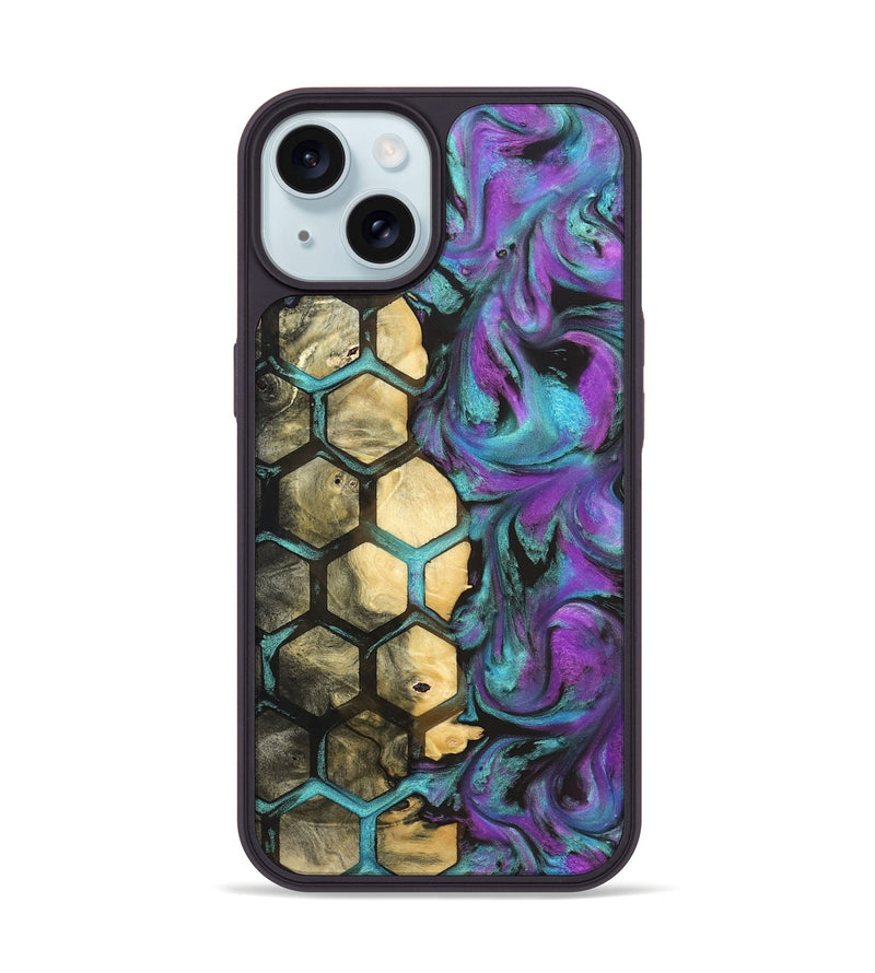 iPhone 15 Wood Phone Case - Antonio (Pattern, 830472)