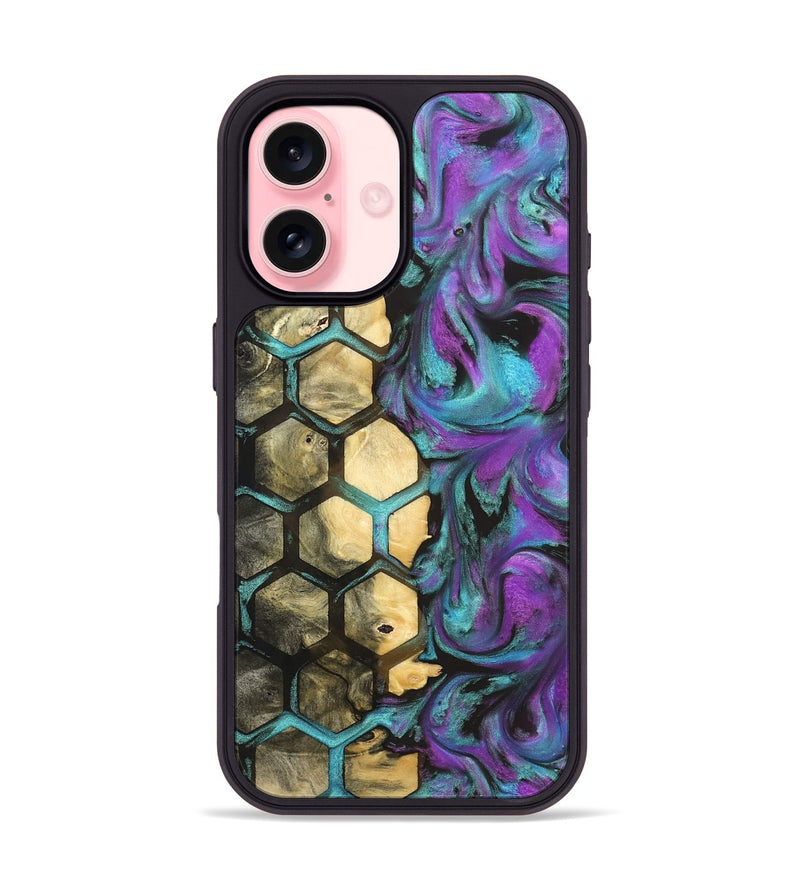 iPhone 16 Wood Phone Case - Antonio (Pattern, 830472)