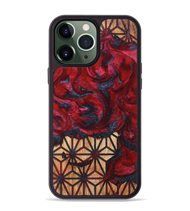iPhone 13 Pro Max Wood Phone Case - Milan (Pattern, 830473)