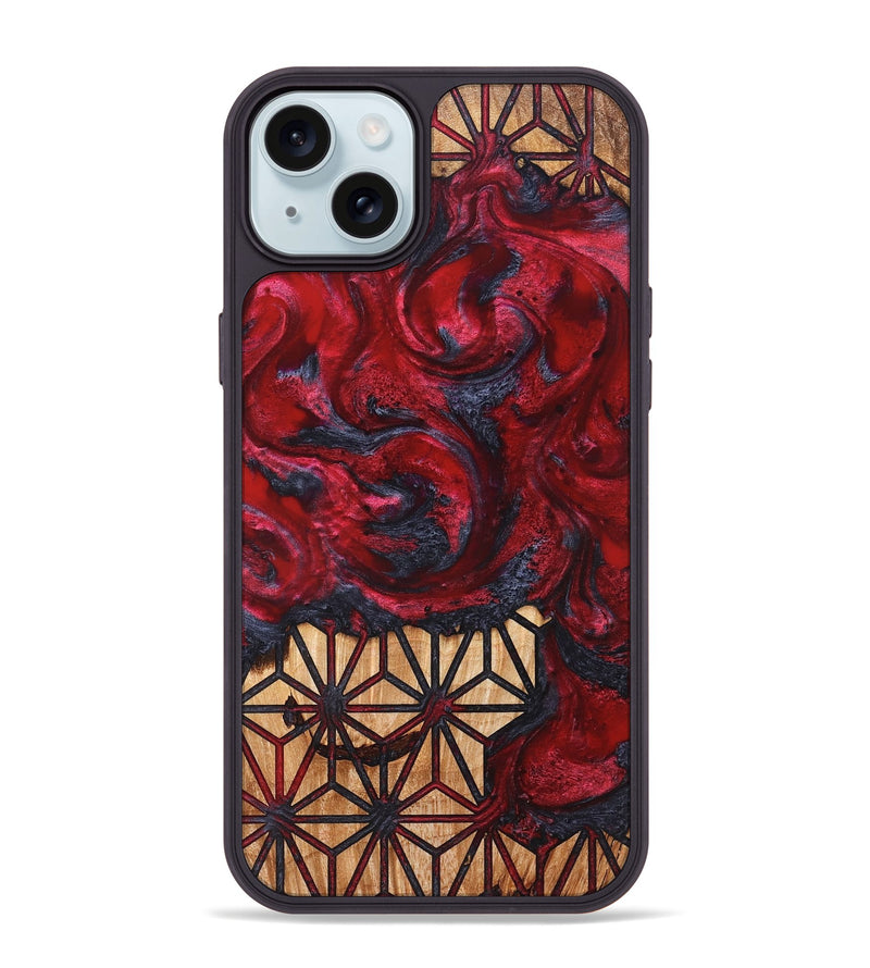 iPhone 15 Plus Wood Phone Case - Milan (Pattern, 830473)