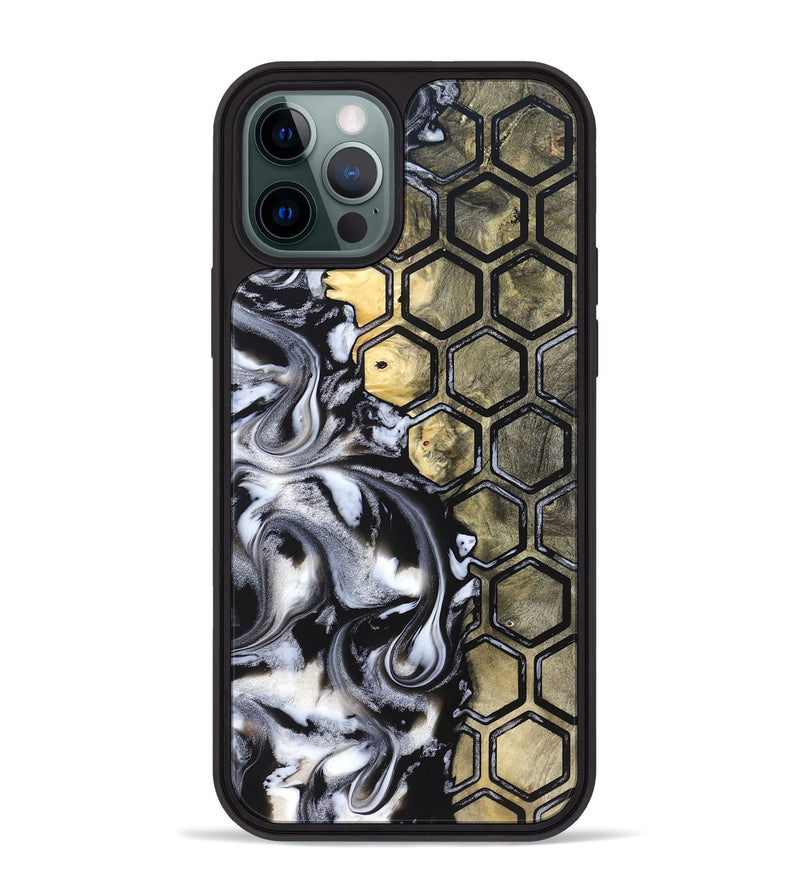 iPhone 12 Pro Max Wood Phone Case - Dottie (Pattern, 830474)