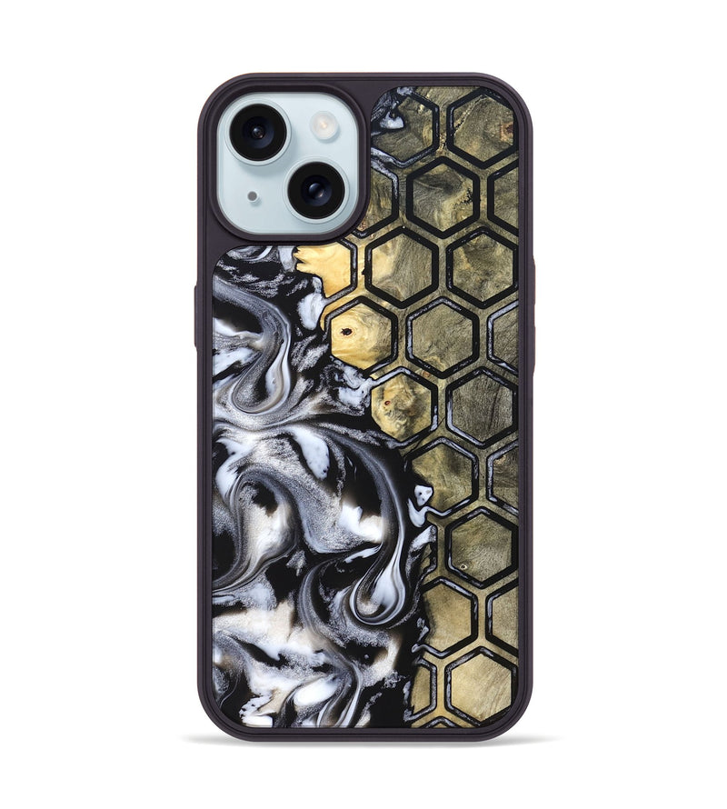 iPhone 15 Wood Phone Case - Dottie (Pattern, 830474)
