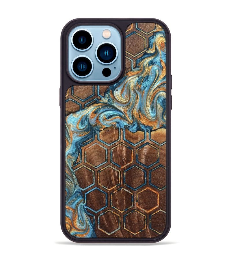 iPhone 14 Pro Max Wood Phone Case - Ricardo (Pattern, 830475)