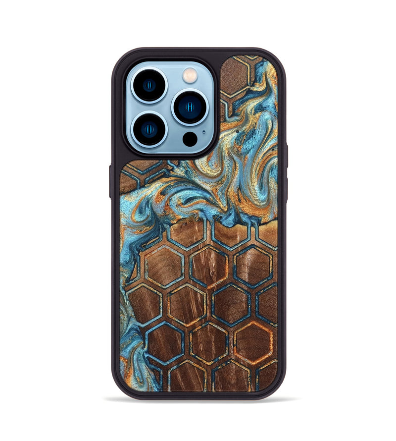 iPhone 14 Pro Wood Phone Case - Ricardo (Pattern, 830475)