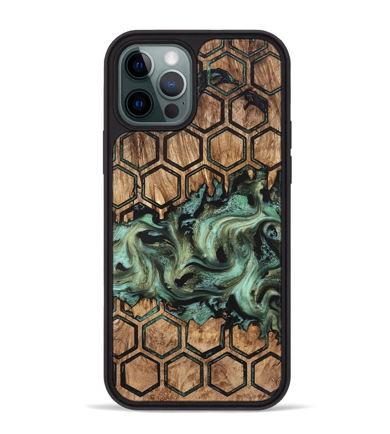iPhone 12 Pro Max Wood Phone Case - Bennie (Pattern, 830476)