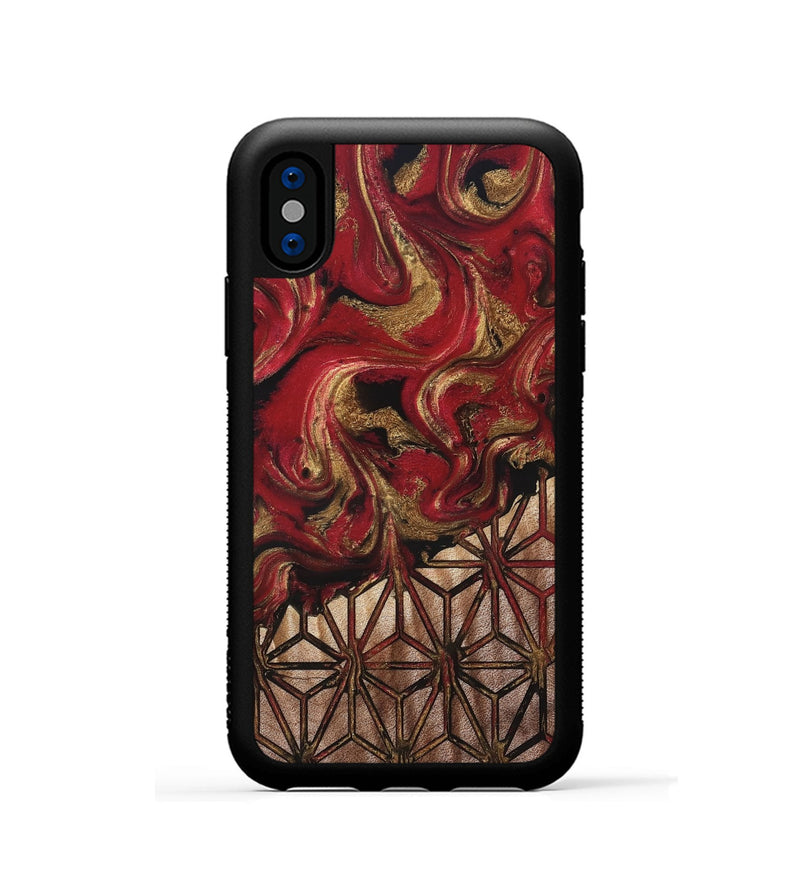 iPhone Xs Wood Phone Case - Sloan (Pattern, 830493)