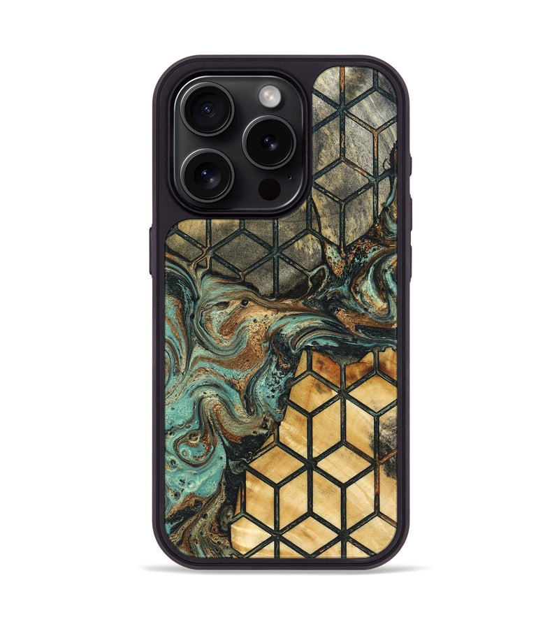 iPhone 15 Pro Wood Phone Case - Lori (Pattern, 830498)