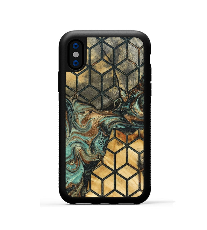 iPhone Xs Wood Phone Case - Lori (Pattern, 830498)