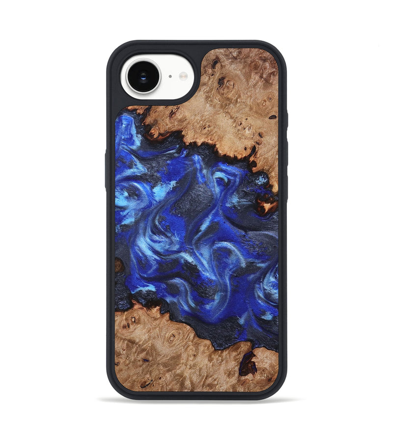 iPhone 17e Wood Phone Case - Otto (Blue, 830502)