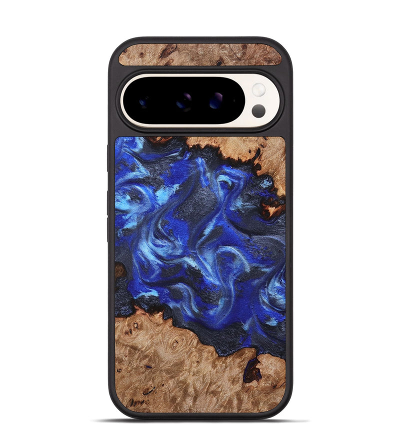 Pixel 9 Wood Phone Case - Otto (Blue, 830502)