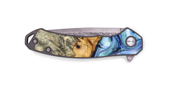EDC Wood Pocket Knife - Araya (Blue, 830503)