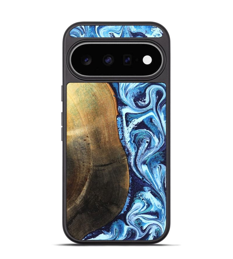 Pixel 11 Wood Phone Case - Berry (Blue, 830506)