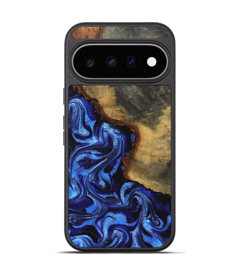Pixel 11 Wood Phone Case - Dana (Blue, 830507)