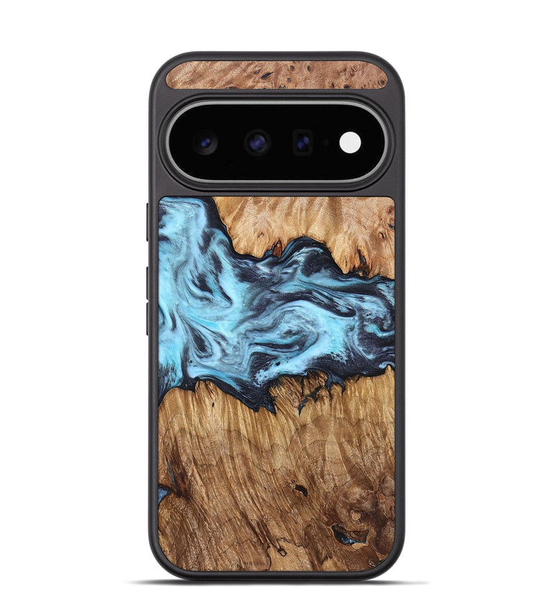 Pixel 11 Wood Phone Case - Mike (Blue, 830508)