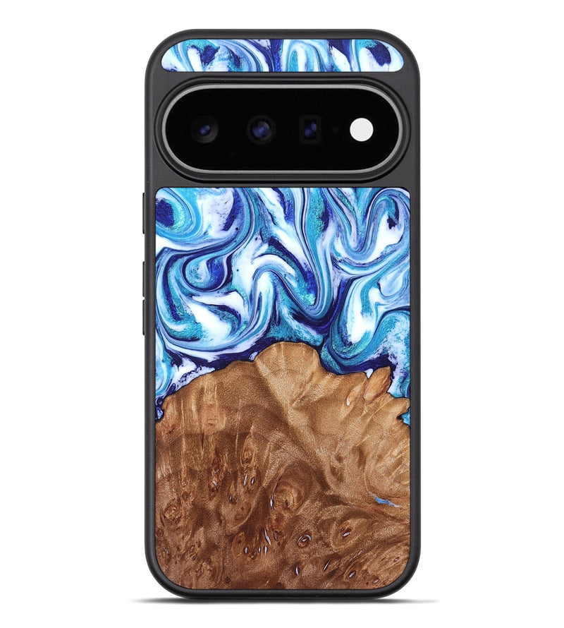 Pixel 11 Pro XL Wood Phone Case - Marlyn (Blue, 830509)