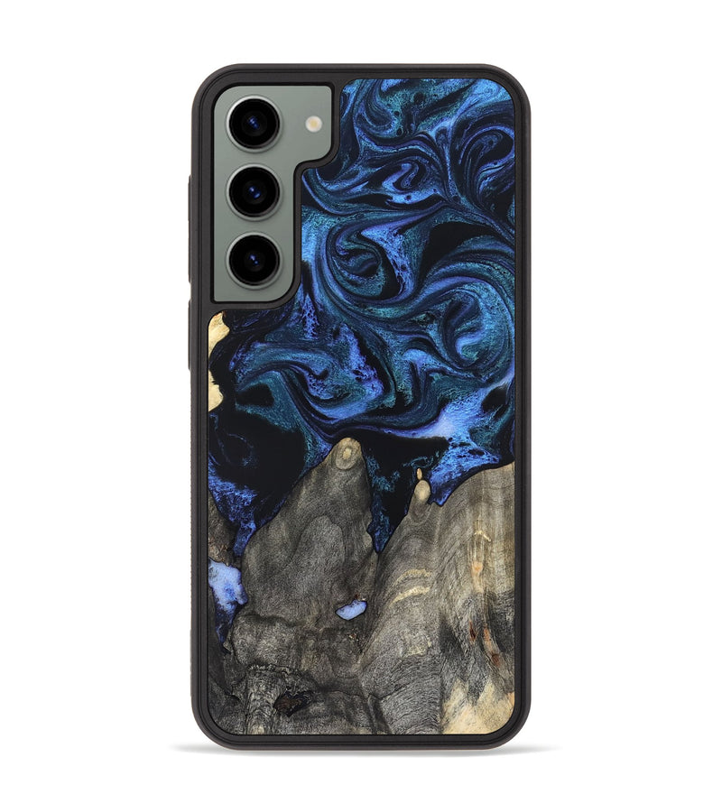 Galaxy S23 Plus Wood Phone Case - Elbert (Blue, 830514)