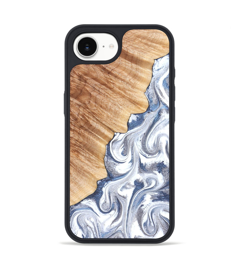 iPhone 17e Wood Phone Case - Apollo (Black & White, 830517)