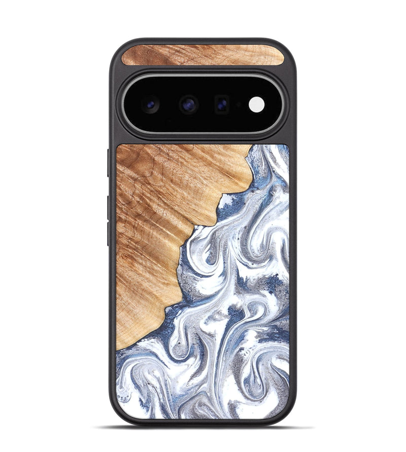 Pixel 11 Wood Phone Case - Apollo (Black & White, 830517)