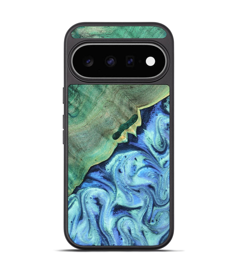 Pixel 11 Wood Phone Case - Ivy (Blue, 830519)