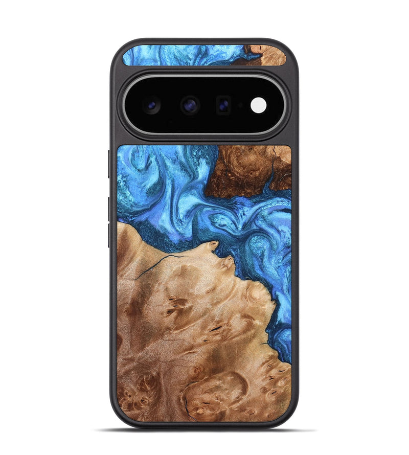 Pixel 11 Wood Phone Case - Ruthie (Blue, 830521)