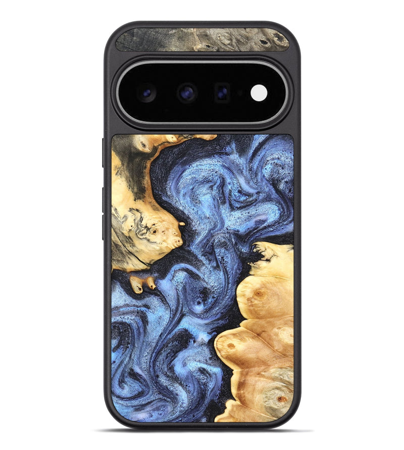 Pixel 11 Pro XL Wood Phone Case - Amy (Blue, 830524)
