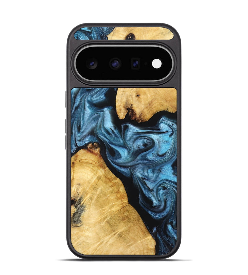 Pixel 11 Wood Phone Case - Dillan (Blue, 830525)