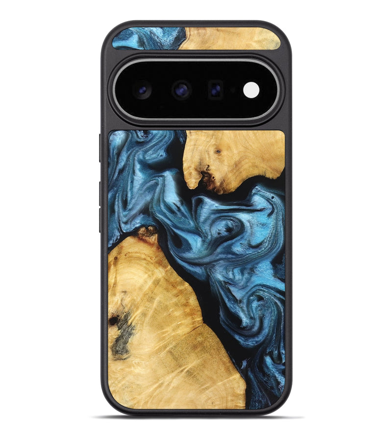 Pixel 11 Pro XL Wood Phone Case - Dillan (Blue, 830525)