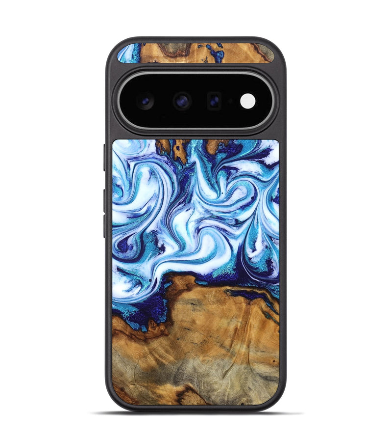 Pixel 11 Wood Phone Case - Bruce (Blue, 830527)