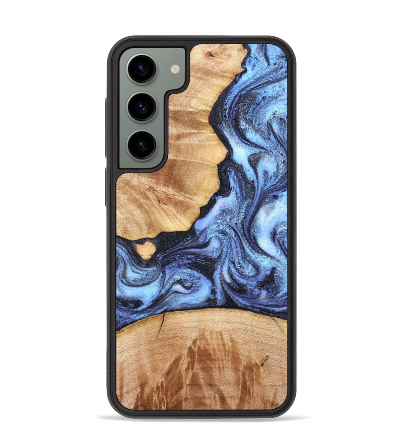 Galaxy S23 Plus Wood Phone Case - Sherita (Blue, 830529)