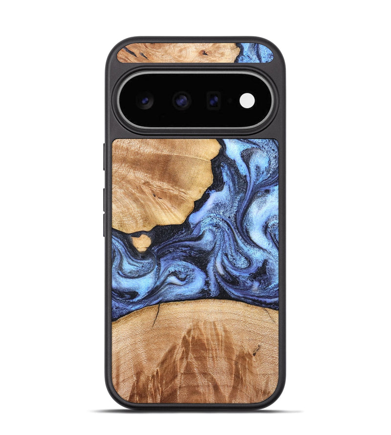 Pixel 11 Wood Phone Case - Sherita (Blue, 830529)