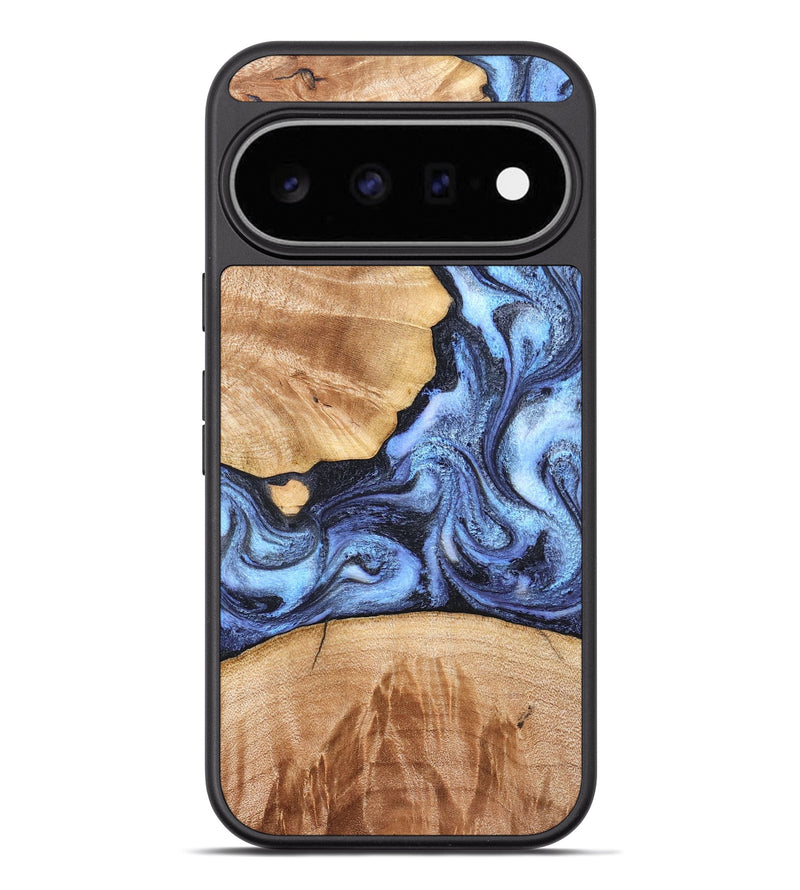 Pixel 11 Pro XL Wood Phone Case - Sherita (Blue, 830529)