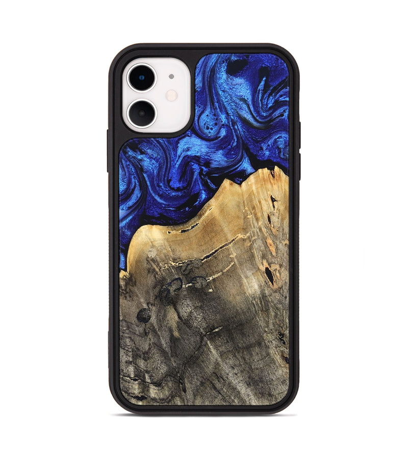 iPhone 11 Wood Phone Case - Rachel (Blue, 830530)