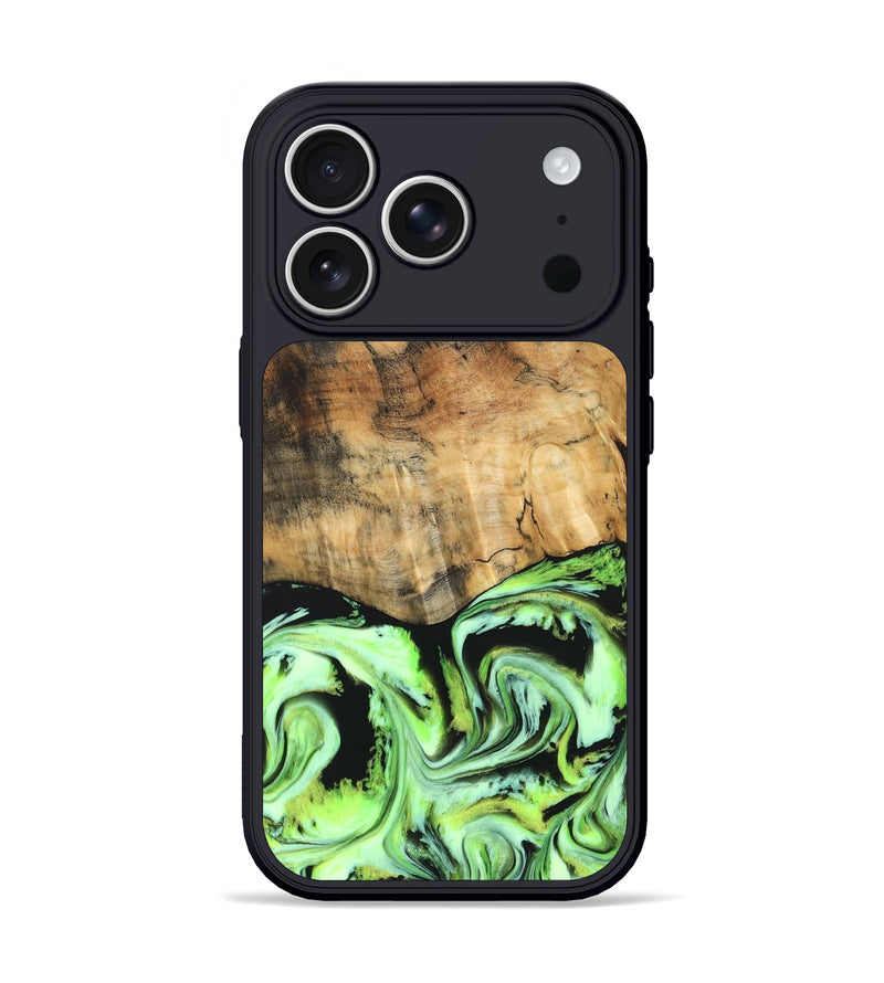 iPhone 17 Pro Wood Phone Case - Domenic (Neon, 830532)